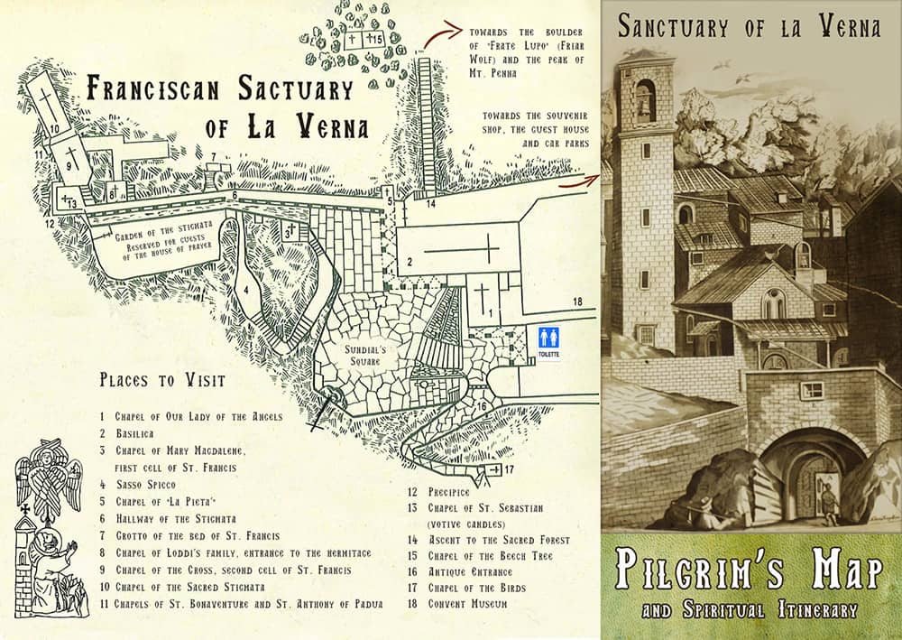 Pilgrim's Map - Santuario della Verna