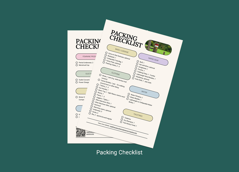 packing checklist sm
